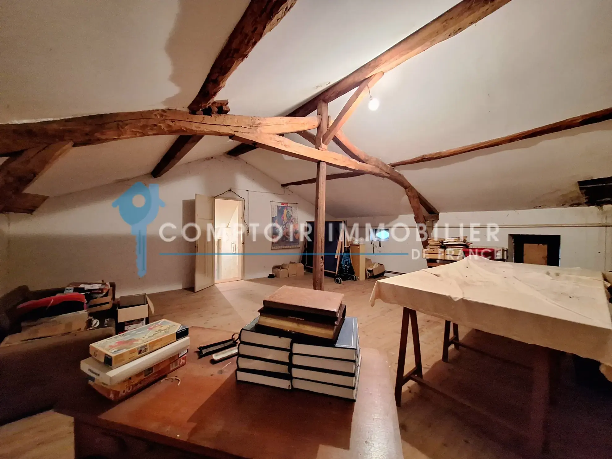 Charmante maison ancienne à rénover de 142 m² avec grand jardin à Puylaurens 