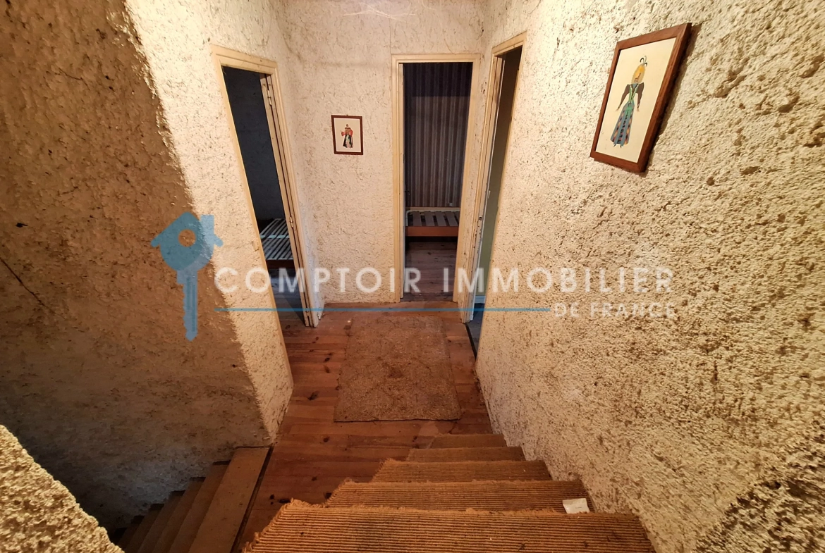Charmante maison ancienne à rénover de 142 m² avec grand jardin à Puylaurens 