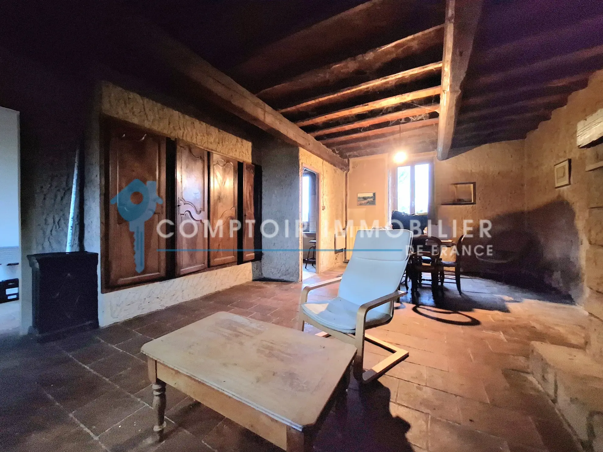 Charmante maison ancienne à rénover de 142 m² avec grand jardin à Puylaurens 