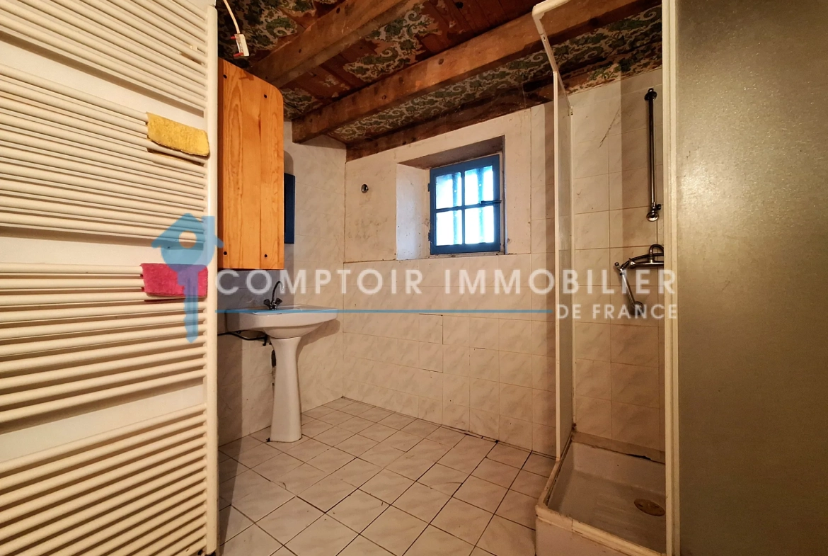 Charmante maison ancienne à rénover de 142 m² avec grand jardin à Puylaurens 