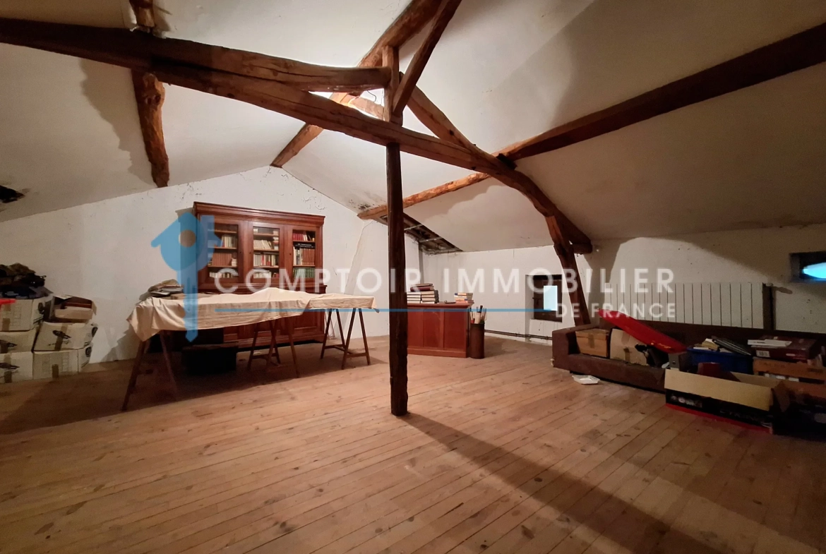 Charmante maison ancienne à rénover de 142 m² avec grand jardin à Puylaurens 