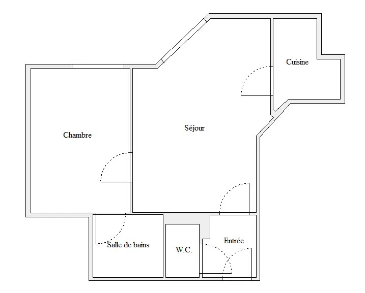 Appartement T2 avec parking à Aubervilliers près du métro, résidence récente 