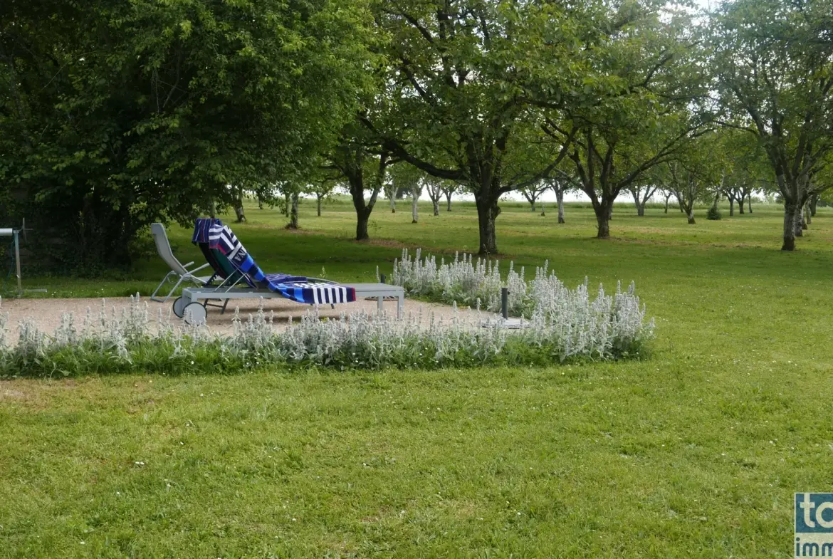 Charmante maison en pierre avec dépendance, piscine et grand terrain à Sigoules 