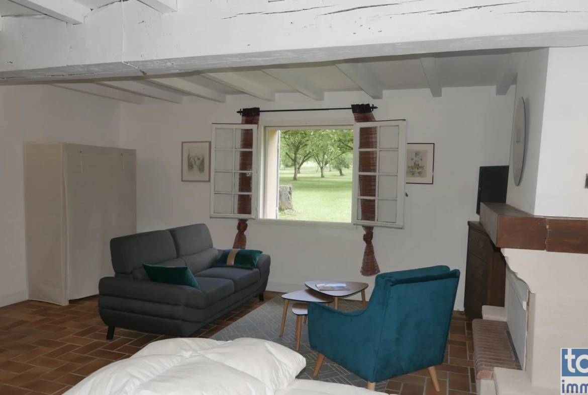 Charmante maison en pierre avec dépendance, piscine et grand terrain à Sigoules 