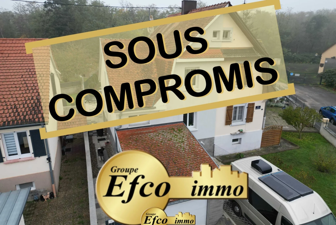 Villa familiale à vendre à Ensisheim de 115m² avec terrasse et garages 