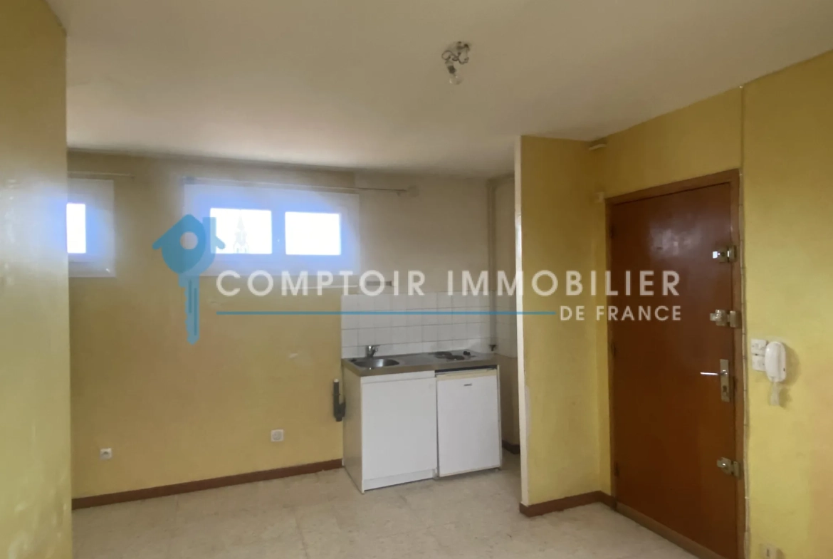 Studio à vendre à Nîmes, proche faculté des Carmes – précieux investissement 