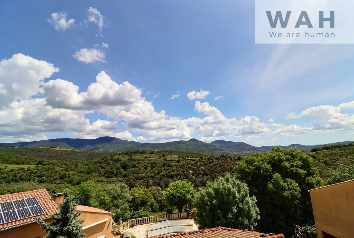 Maison de village à vendre à Usclas du Bosc avec vue sur la montagne 