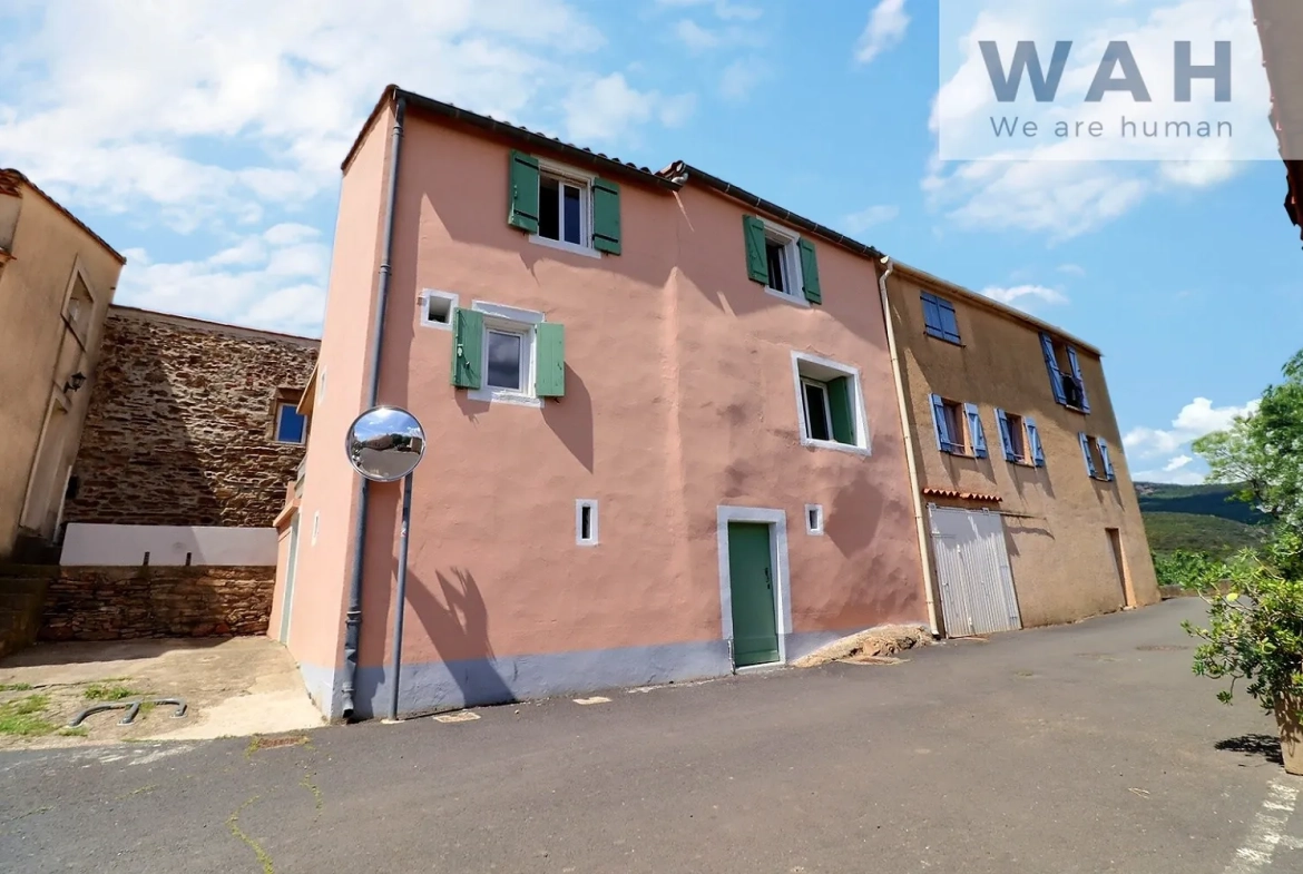 Maison de village à vendre à Usclas du Bosc avec vue sur la montagne 