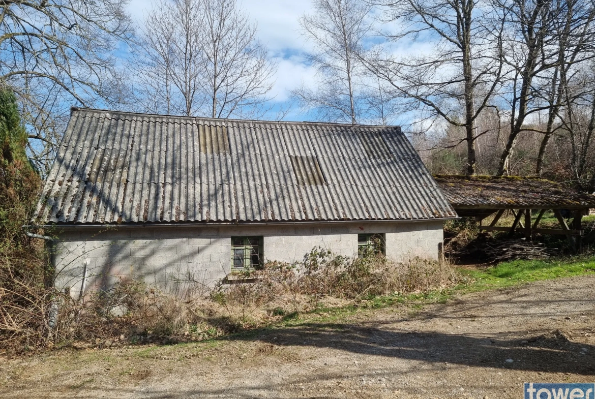 Belle longère de 140 m² avec terrain de 3,5 hectares à Cros 