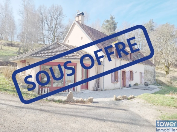 Belle longère de 140 m² avec terrain de 3,5 hectares à Cros