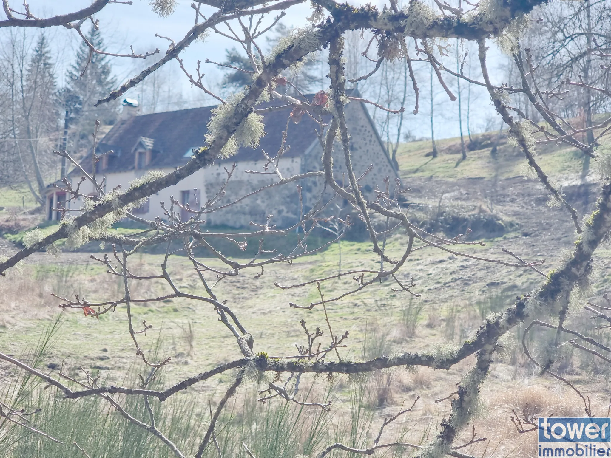 Belle longère de 140 m² avec terrain de 3,5 hectares à Cros 
