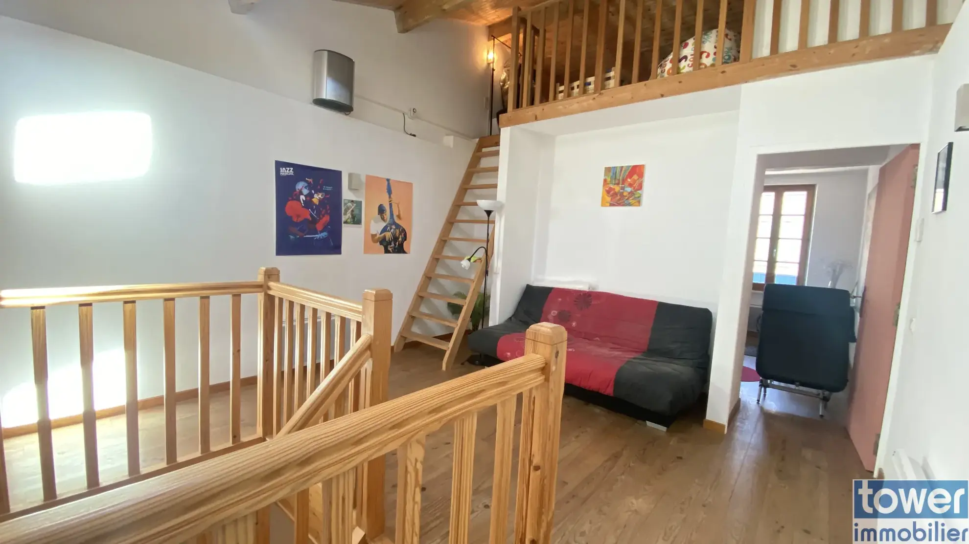 Charmante maison de village en vente à Samatan, 72 m², terrasse et balcon 