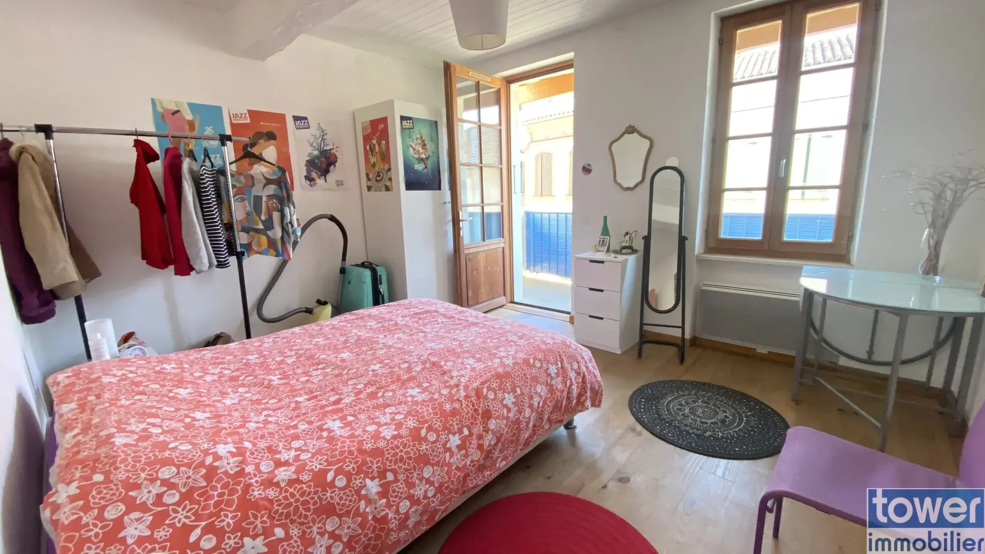 Charmante maison de village en vente à Samatan, 72 m², terrasse et balcon 
