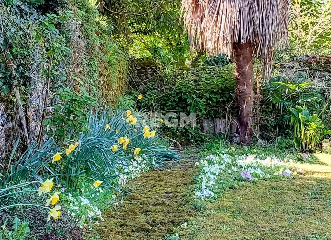 Maison ancienne à vendre à Gelos avec jardin, garages et fort potentiel de rénovation 