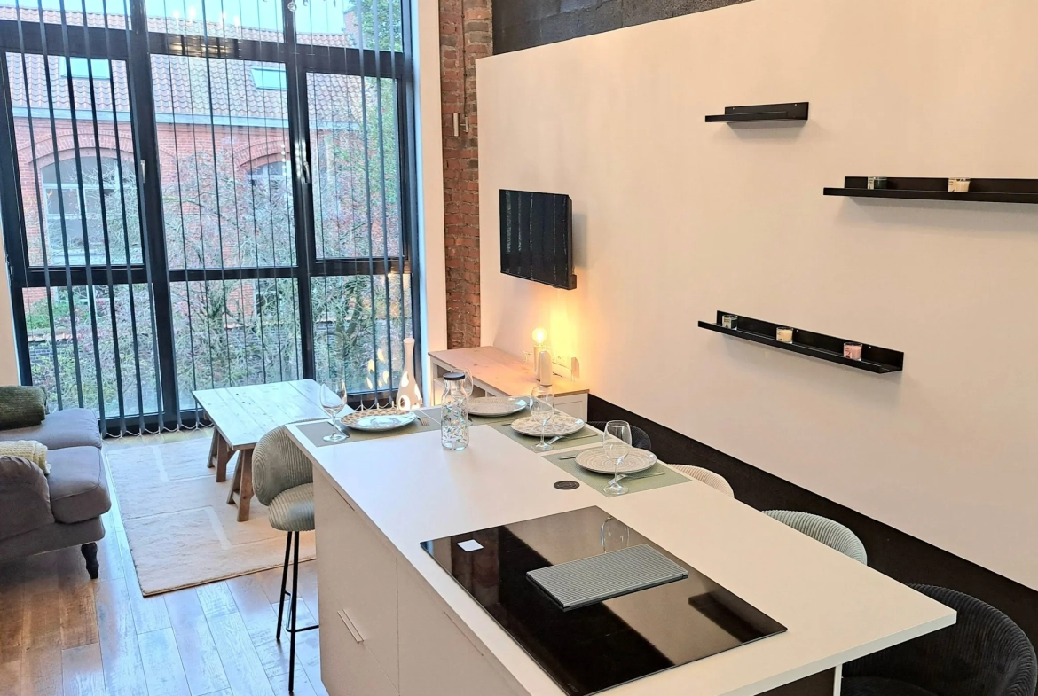 Loft industriel avec terrasse à vendre à Tourcoing, 80 m² 