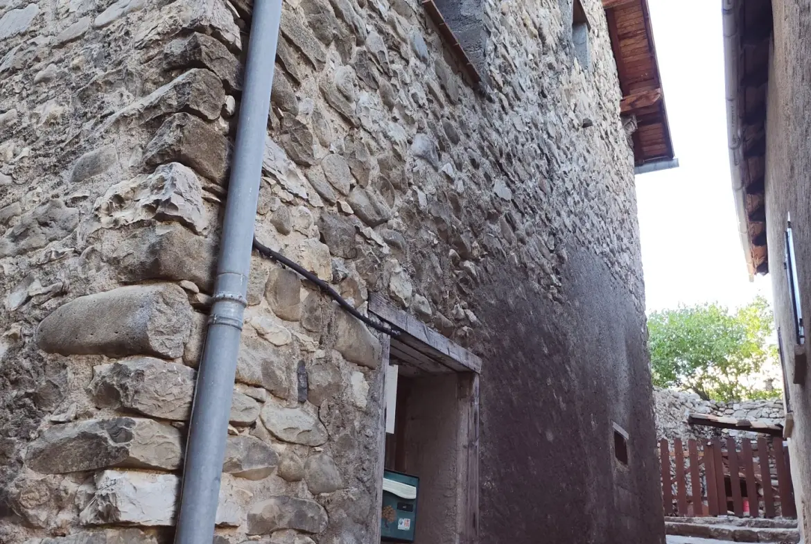 Maison de village à Thorame-Haute de 82m² avec potentiel et cave 