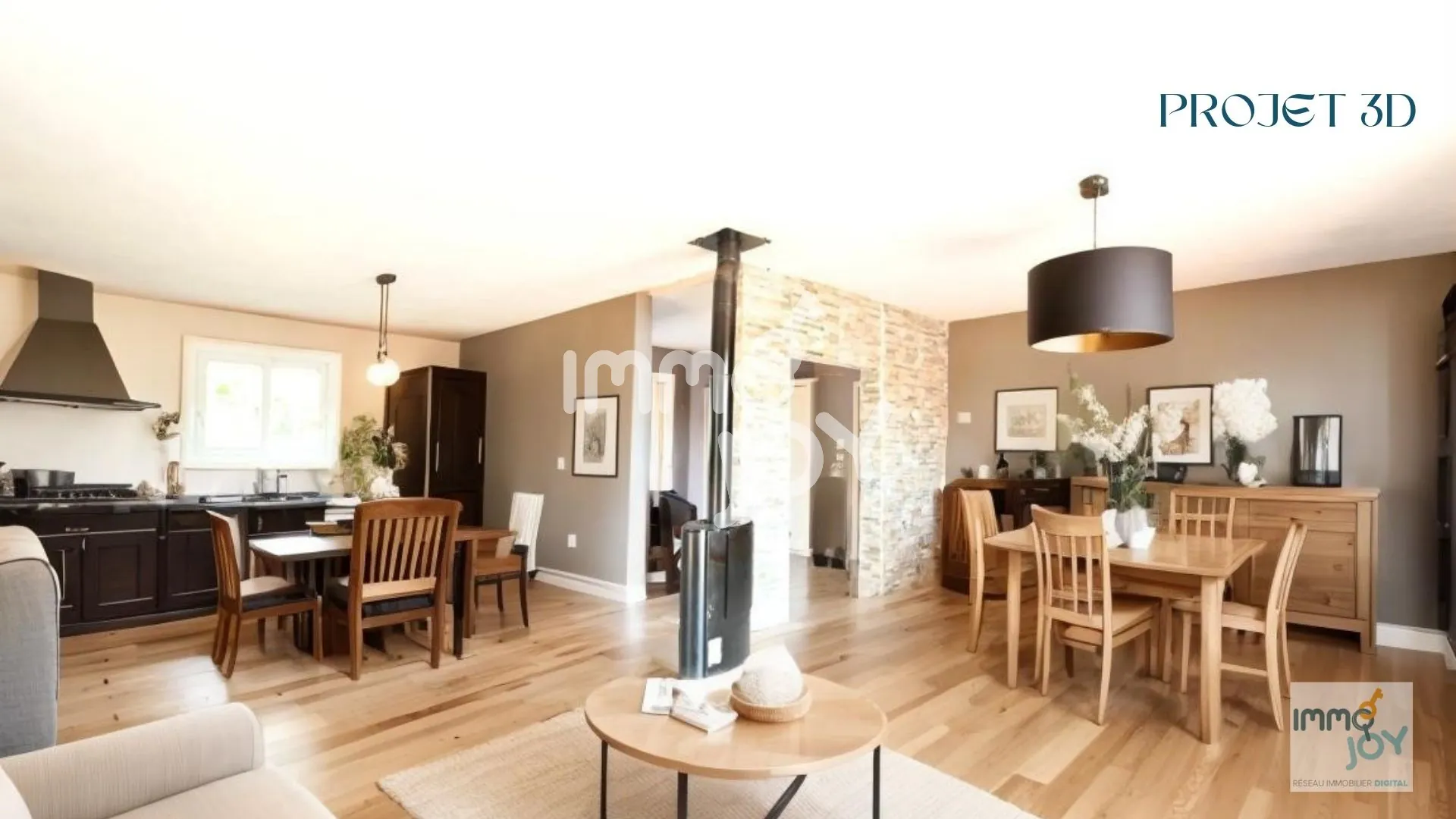 Villa familiale de 114 m² avec sous-sol et garage à Pins Justaret 