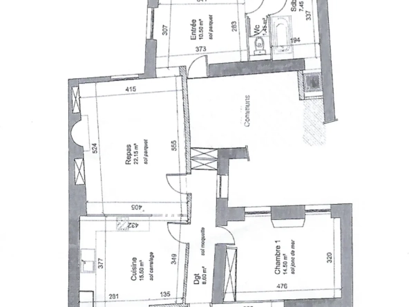 Grand appartement T6 à Clermont-Ferrand, idéal famille, proche écoles et commodités 