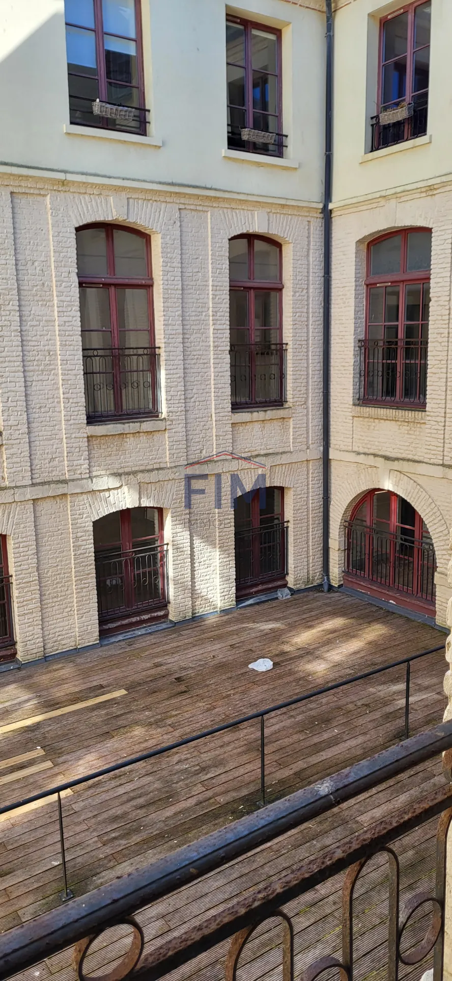 Bel appartement F3 calme avec vue sur cour à Dieppe - 74,79 m² 
