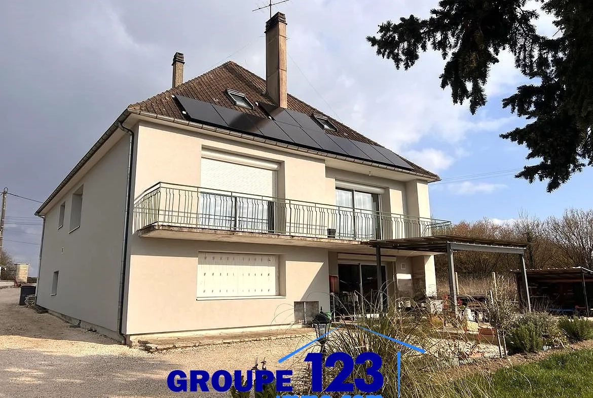 Maison rénovée de 260 m² avec jardin à Aillant sur Tholon 