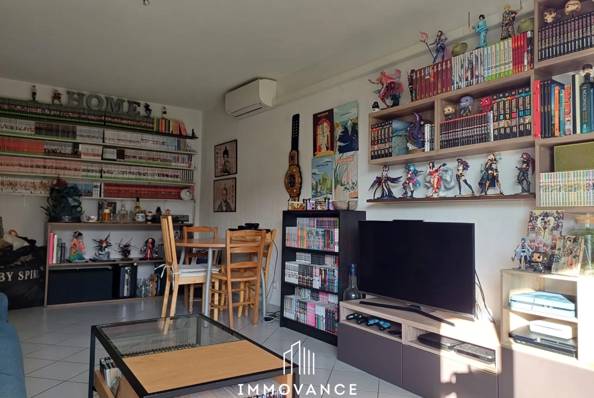 Appartement 2 pièces avec terrasse à Montpellier Aiguelongue - Vue nature et parking 