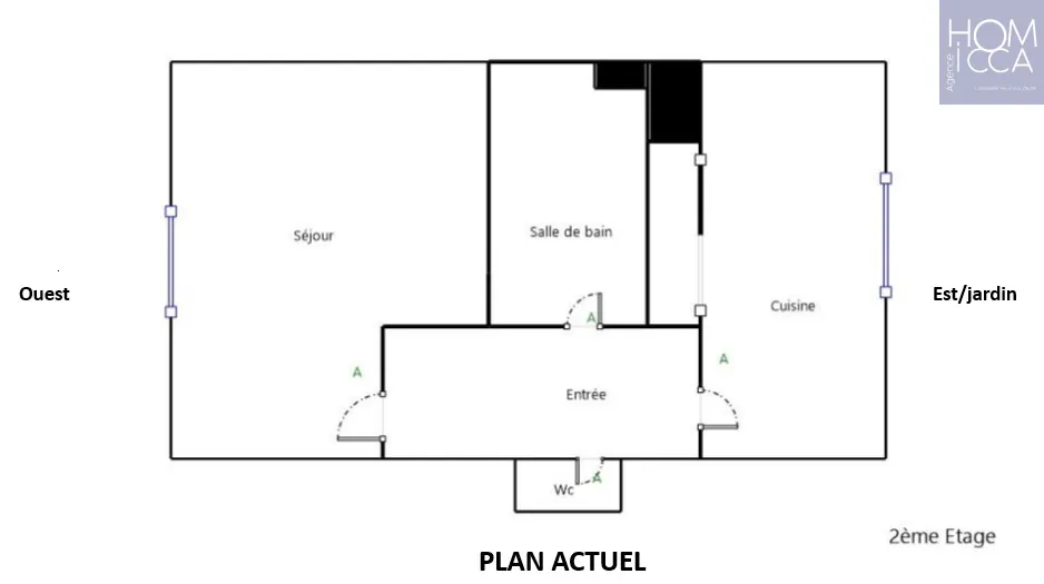 Appartement de 44 m² à Lyon 8, potentiel de rénovation, proximité transports et commerces 
