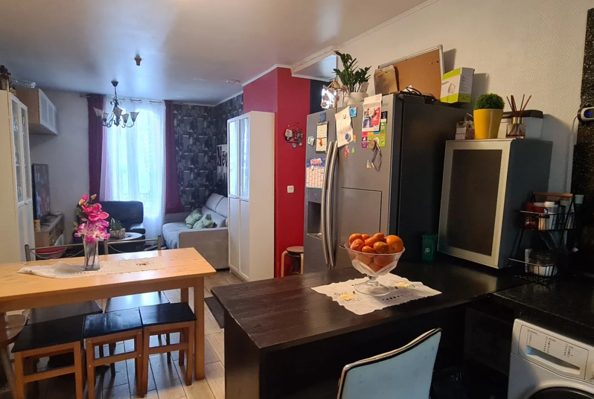 Appartement 3 pièces avec jardin privatif à Villeneuve Saint Georges 