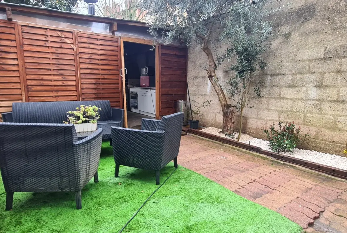 Appartement 3 pièces avec jardin privatif à Villeneuve Saint Georges 