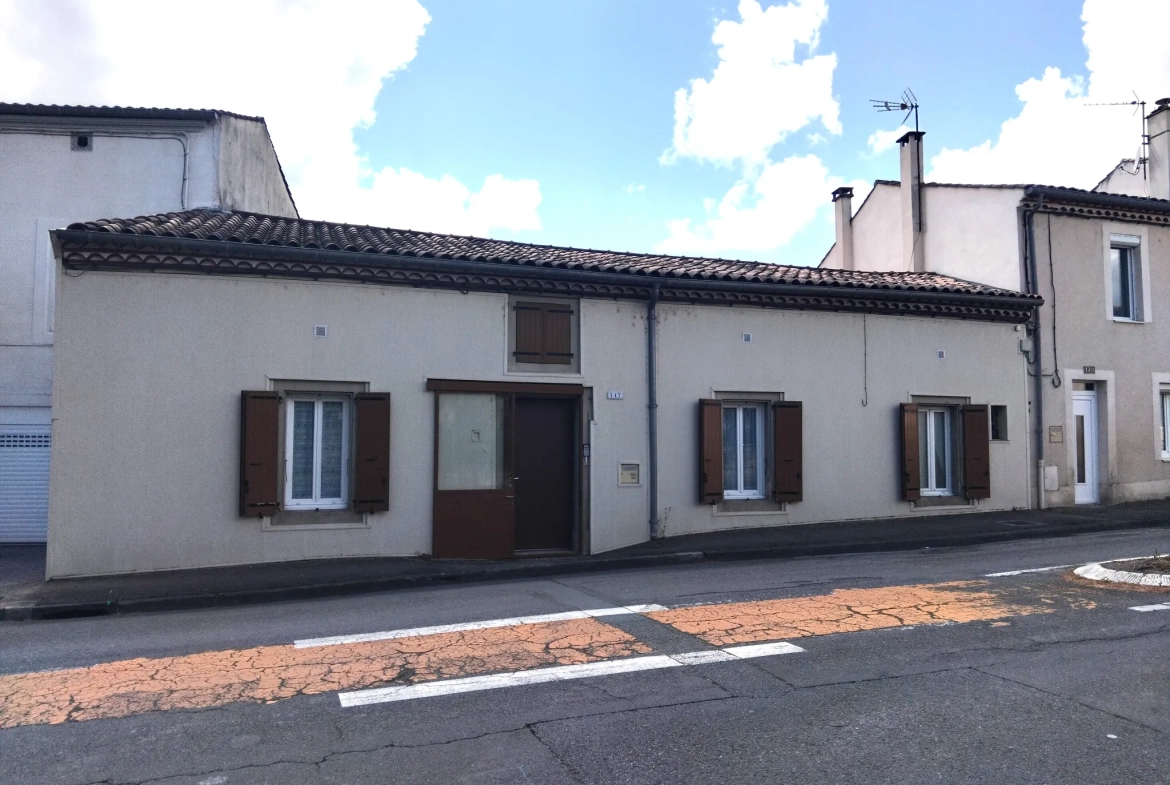 Maison de plain-pied à vendre à Castres, secteur Travet avec jardin et garage 