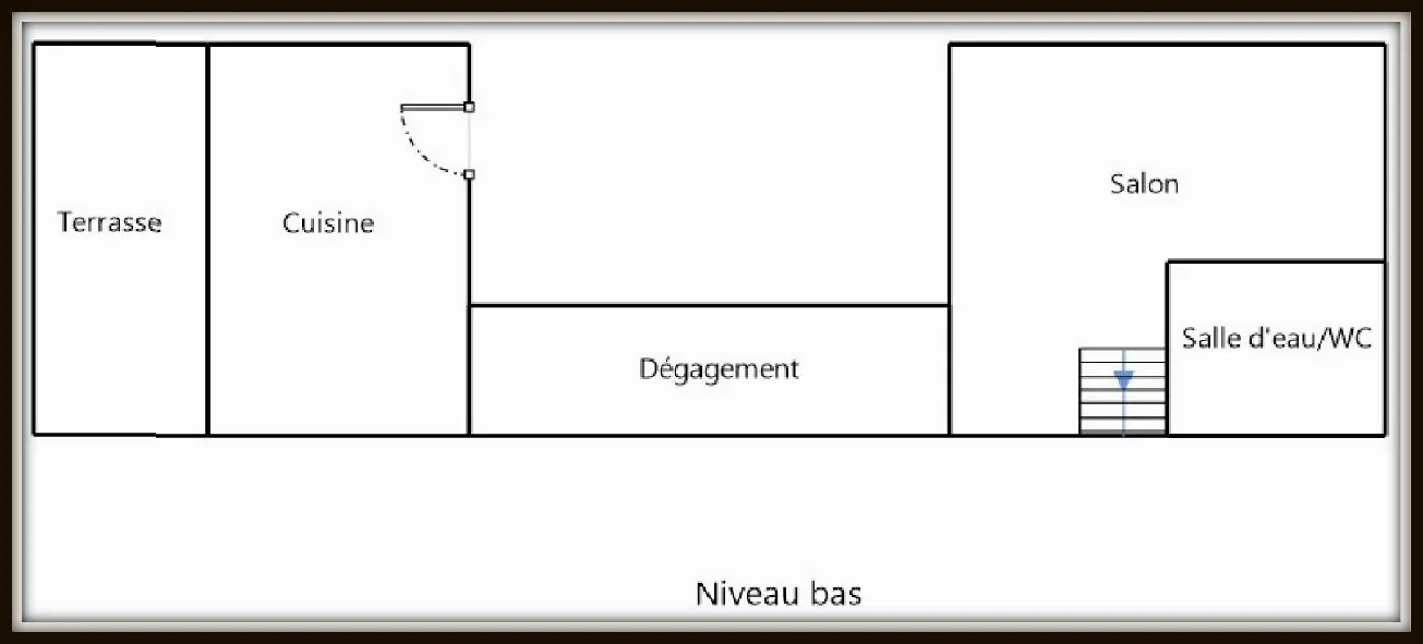 Investissement locatif à Auriol - T2 duplex avec terrasse privative 