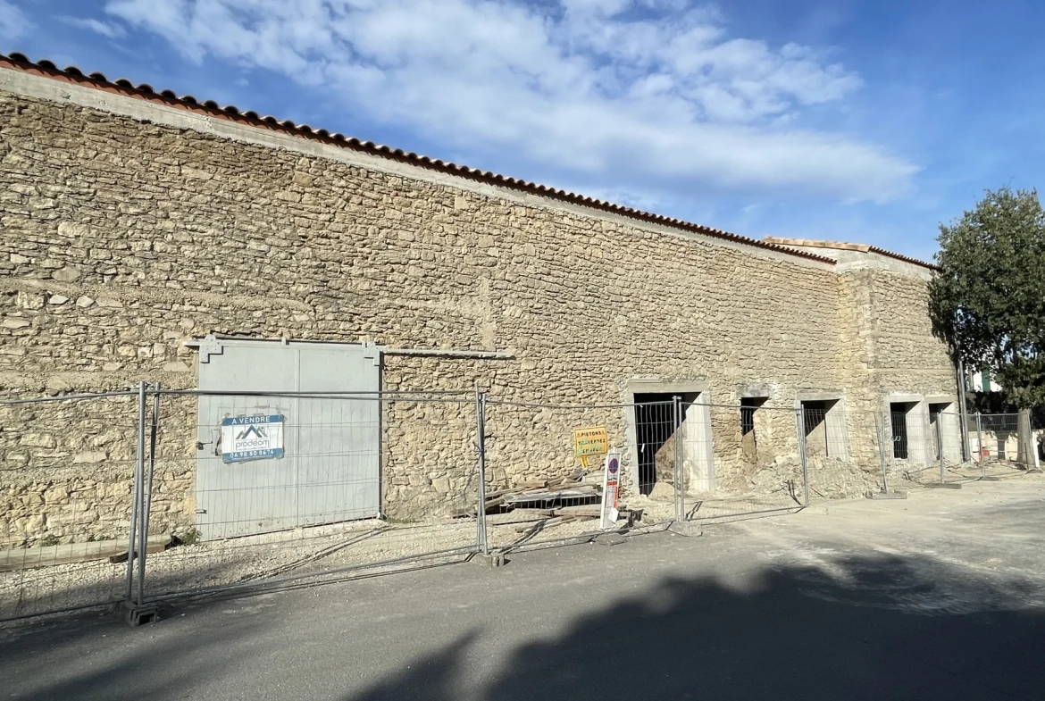 Immeuble de 125m² avec permis purgé à Boisseron, idéal pour investissement ou projet personnalisé 