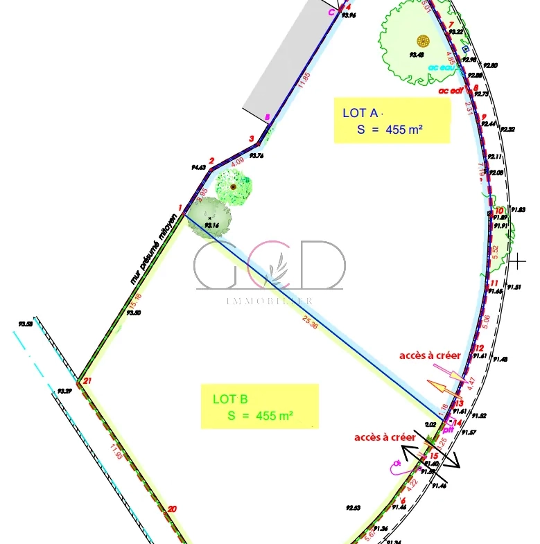Terrain constructible de 455 m² à Velaux - Vue dégagée et emplacement privilégié 