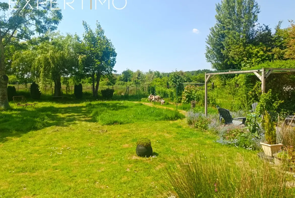 Maison avec possibilité de deux gîtes à Villers-sur-Authie - Terrain clos de 817m² 
