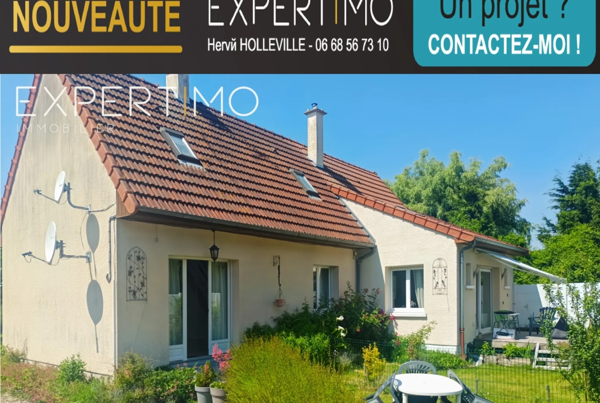 Maison avec possibilité de deux gîtes à Villers-sur-Authie - Terrain clos de 817m² 