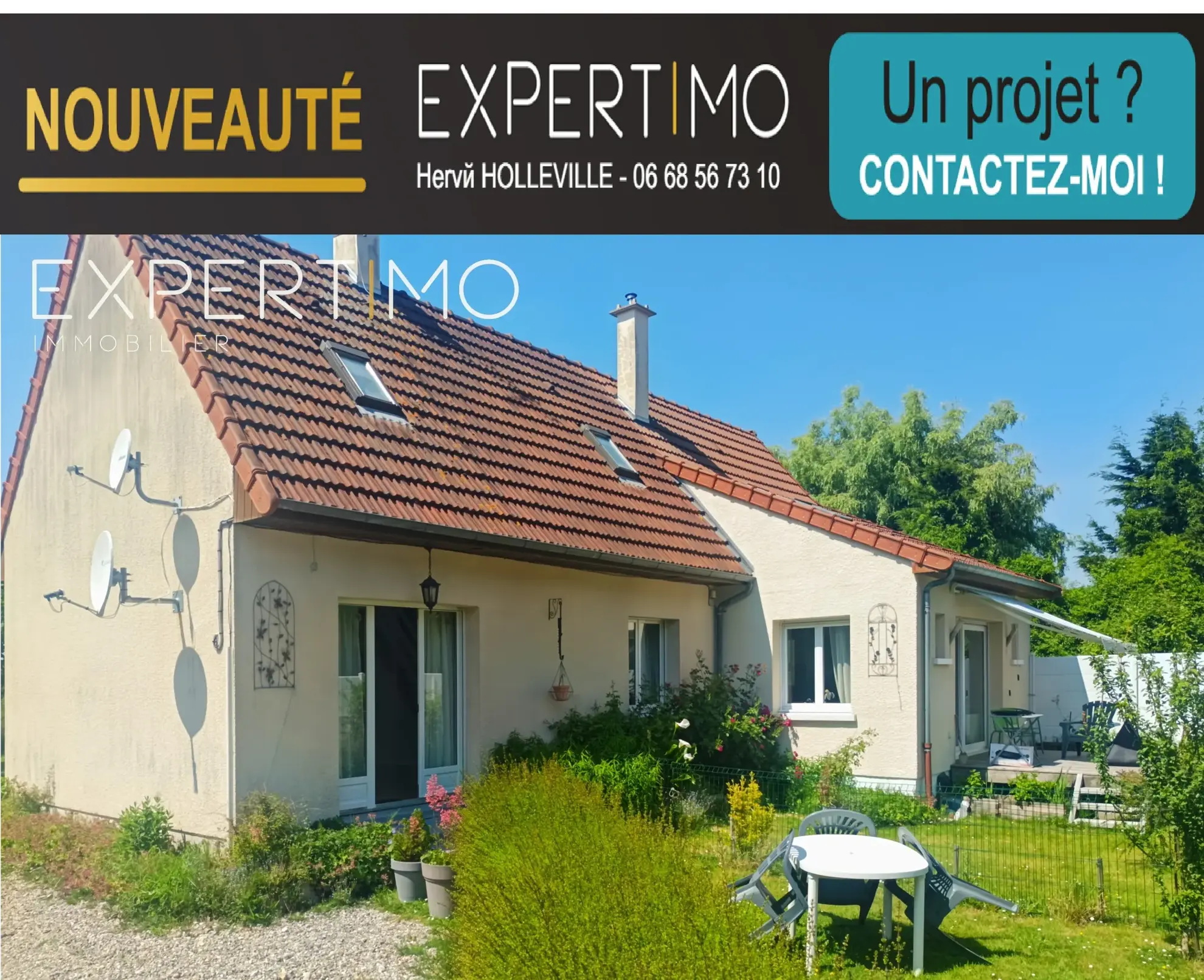 Maison avec possibilité de deux gîtes à Villers-sur-Authie - Terrain clos de 817m² 