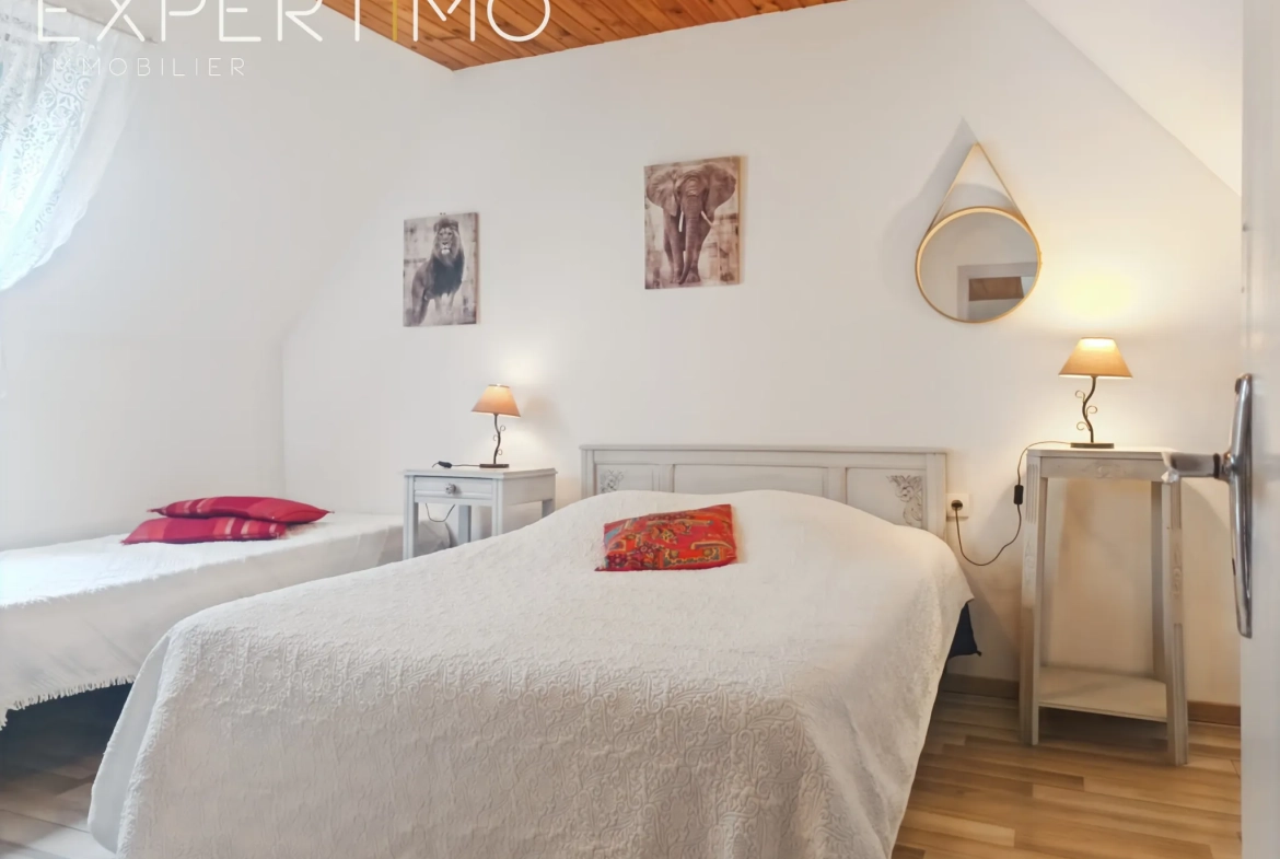 Maison avec possibilité de deux gîtes à Villers-sur-Authie - Terrain clos de 817m² 