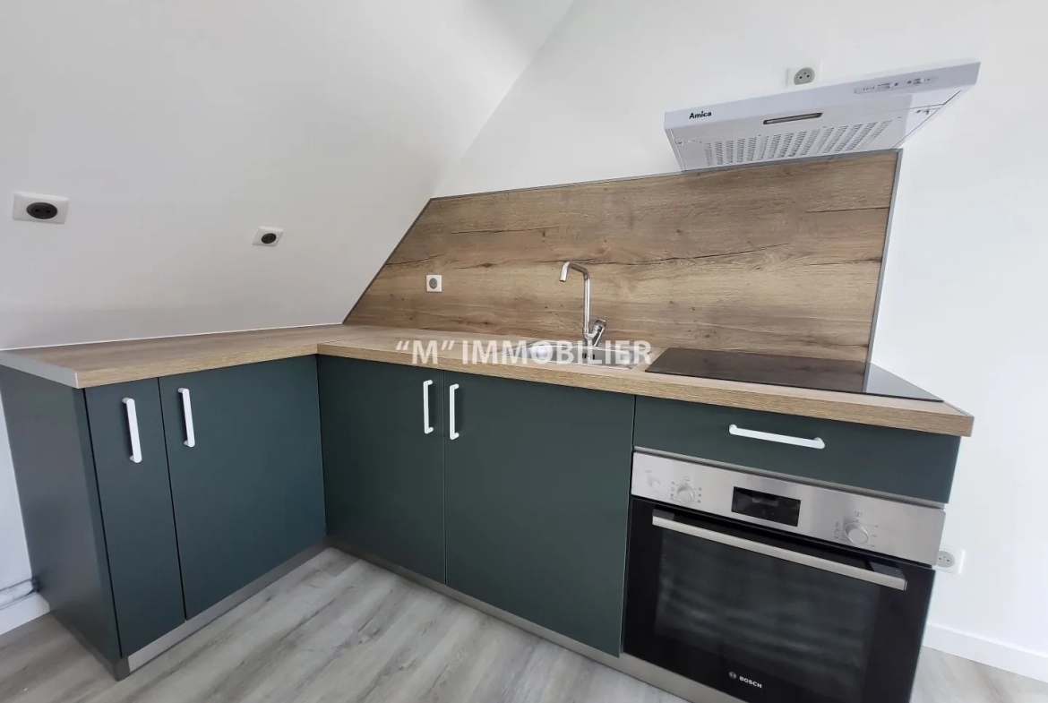 Bel appartement 2 chambres à Nogent l'Artaud, proche gare, rénové, clé en mains 