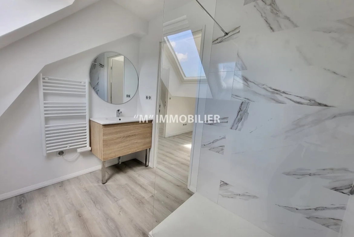 Bel appartement 2 chambres à Nogent l'Artaud, proche gare, rénové, clé en mains 