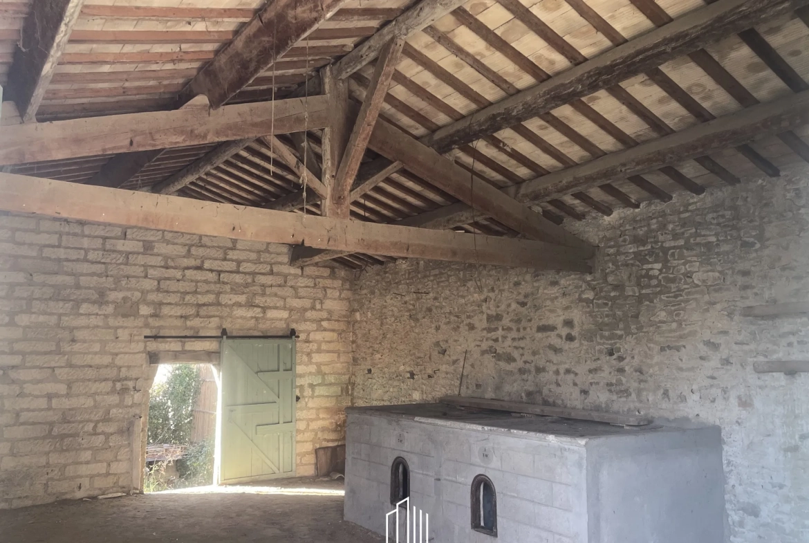 À vendre : Remise en pierre de 75 m² avec parcelle à Saint Bauzille de Montmel 