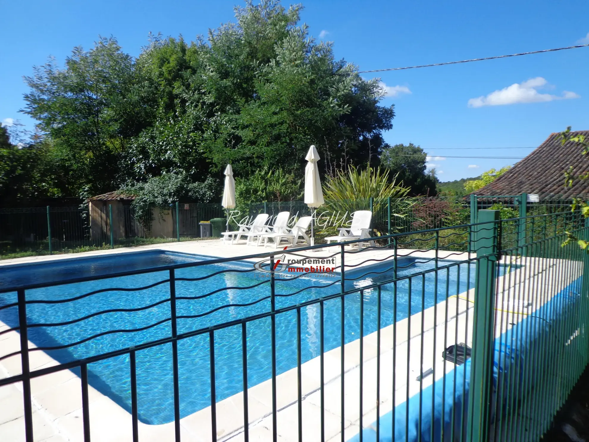 Maison en pierre avec gîte, piscine et grand jardin à Minzac 24610 