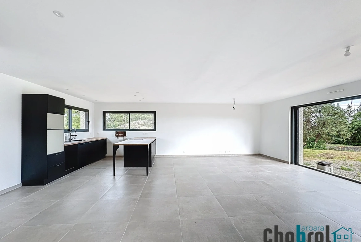 Maison contemporaine 2023 avec vue dégagée à La Sauzière Saint-Jean 