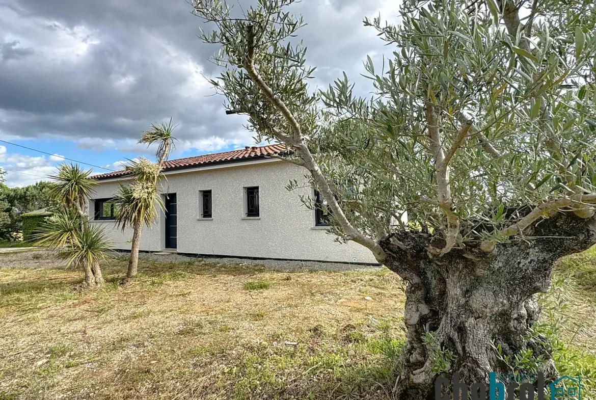 Maison contemporaine 2023 avec vue dégagée à La Sauzière Saint-Jean 