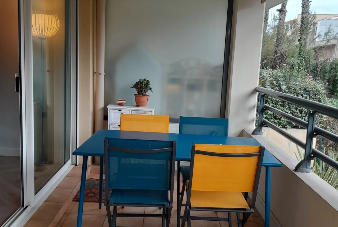Appartement 2 pièces avec balcon et parking à Saint-Raphaël en centre-ville 