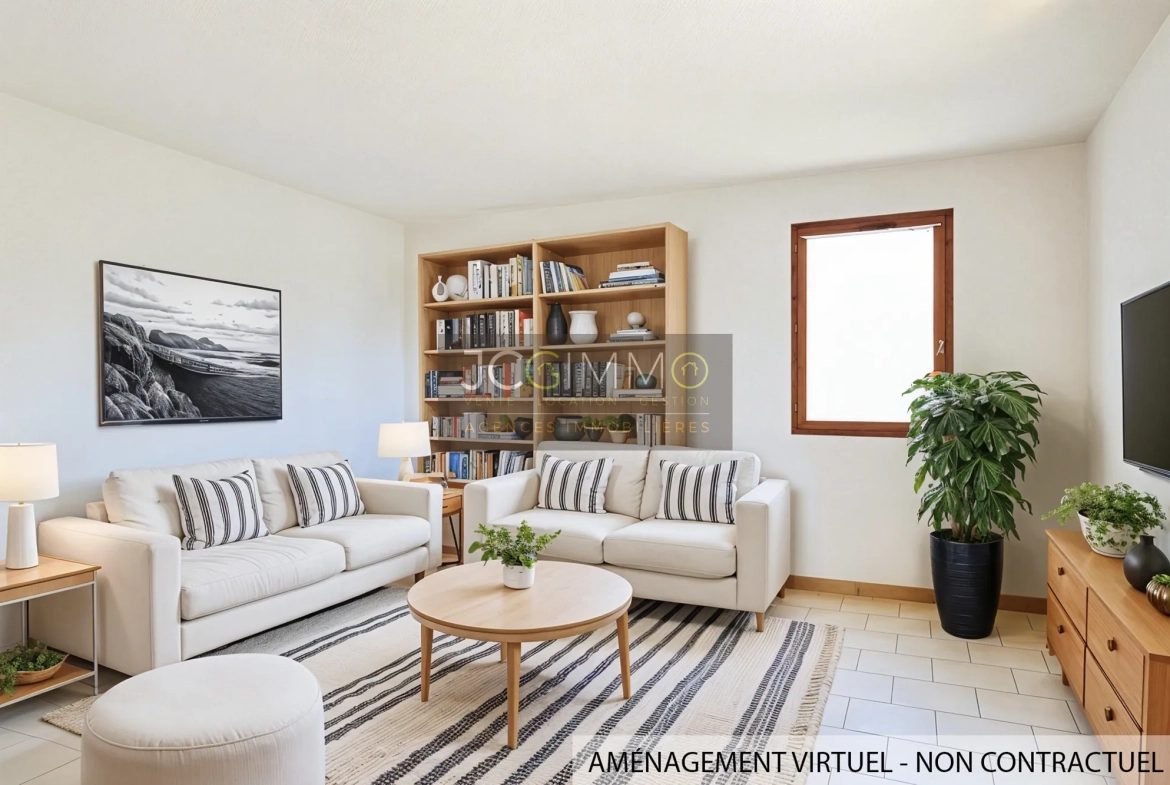 Appartement T3 au Pradet avec terrasse, garage et vue dégagée - Opportunité rare 