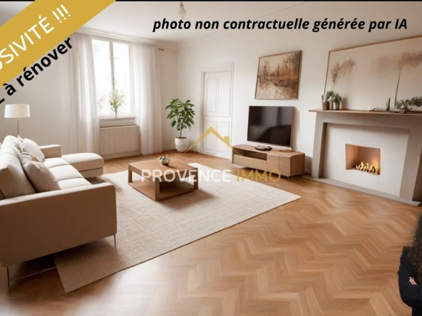 Appartement T2 à rénover au cœur de Digne-les-Bains avec fort potentiel