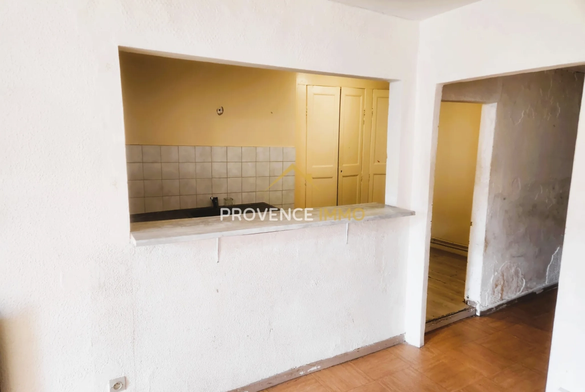 Appartement T2 à rénover au cœur de Digne-les-Bains avec fort potentiel 