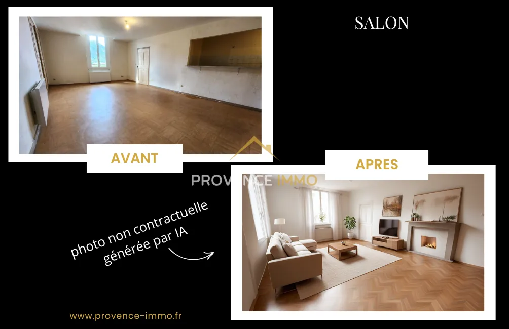 Appartement T2 à rénover au cœur de Digne-les-Bains avec fort potentiel 
