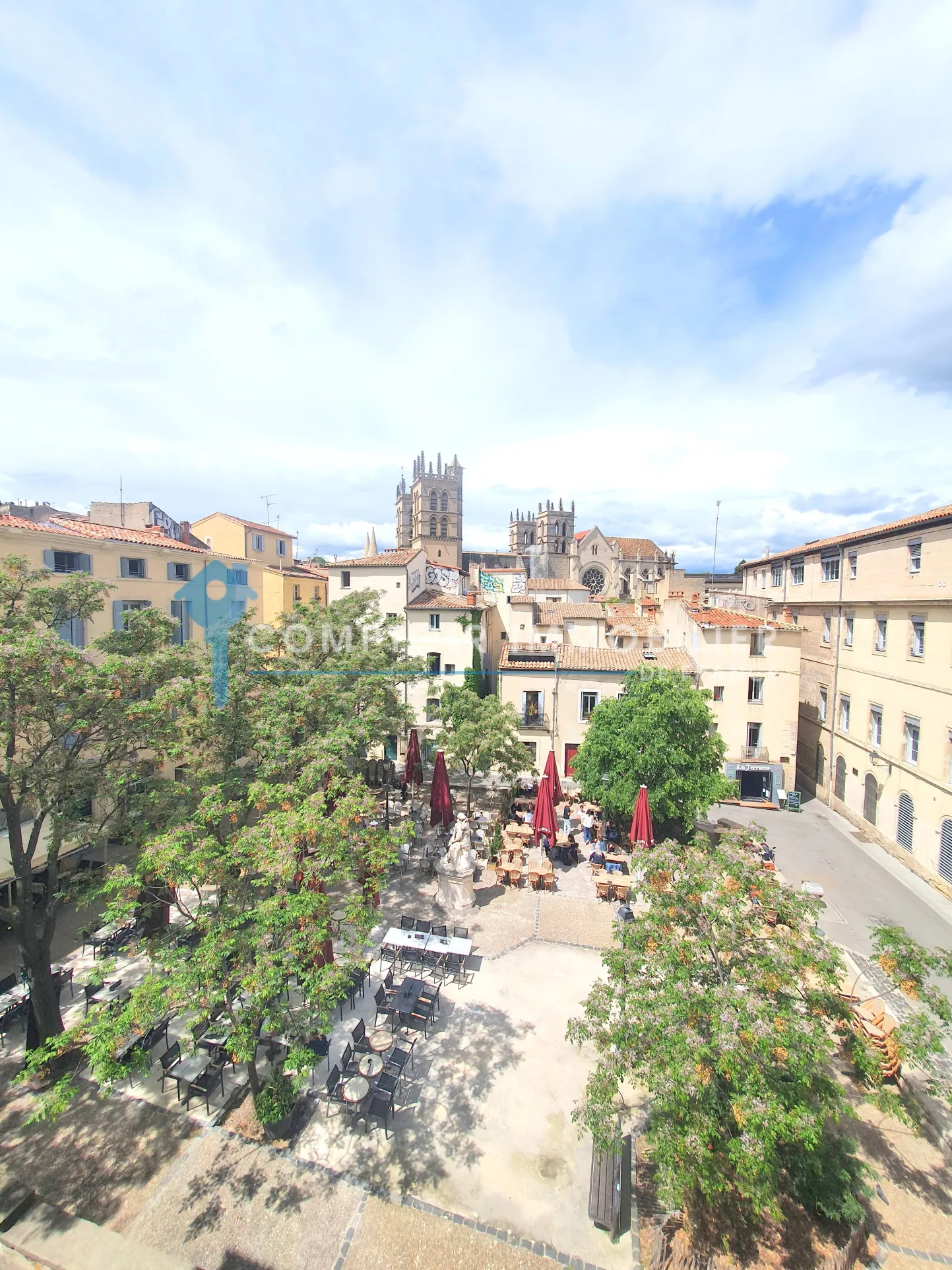 Appartement T2 à vendre à Montpellier dans l'Ecusson - 54,5 m² à rénover 