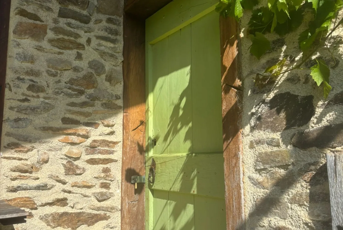 Maison authentique avec vue dans un hameau à Maurs, 115 m², jardin, proche commodités 