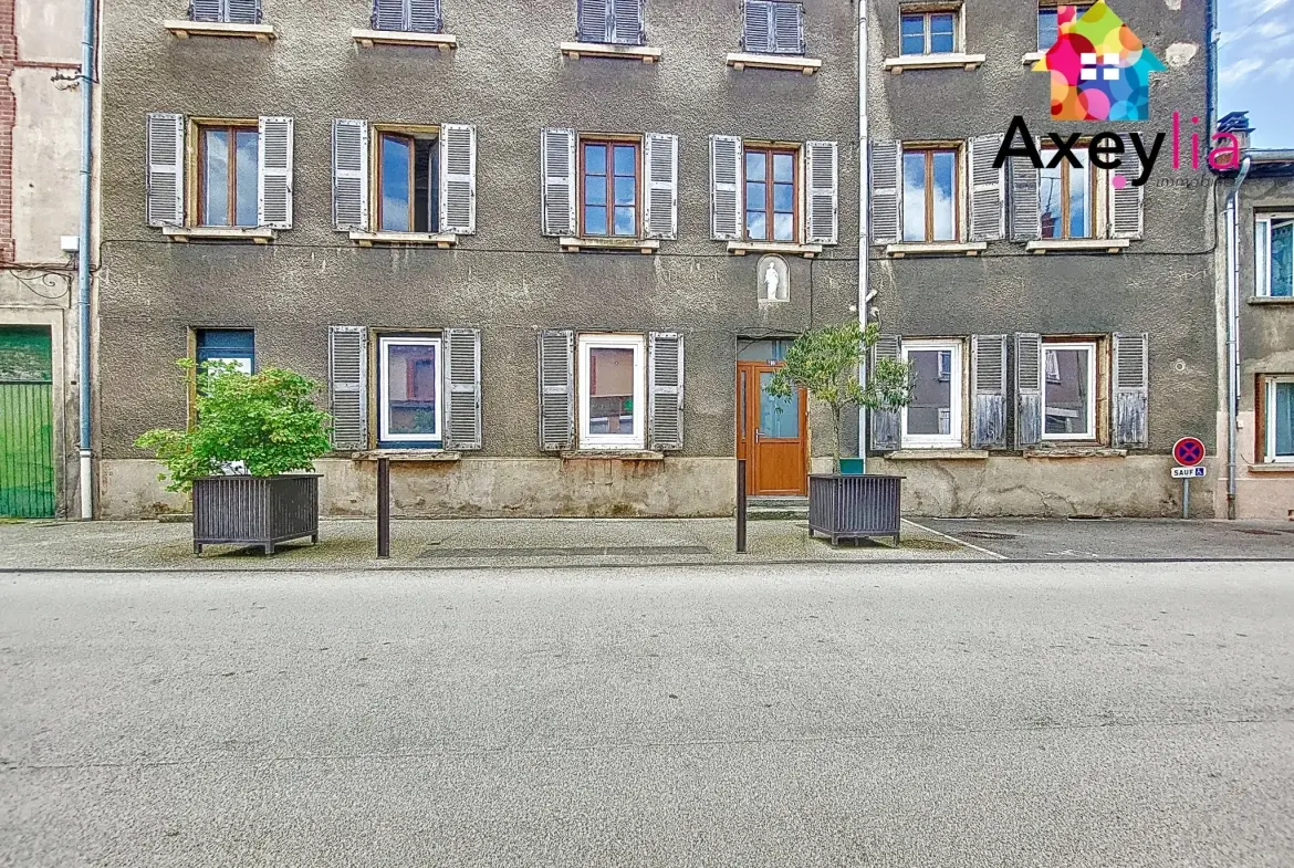 Grande maison de village à réhabiliter avec terrain clos à La Pacaudière 